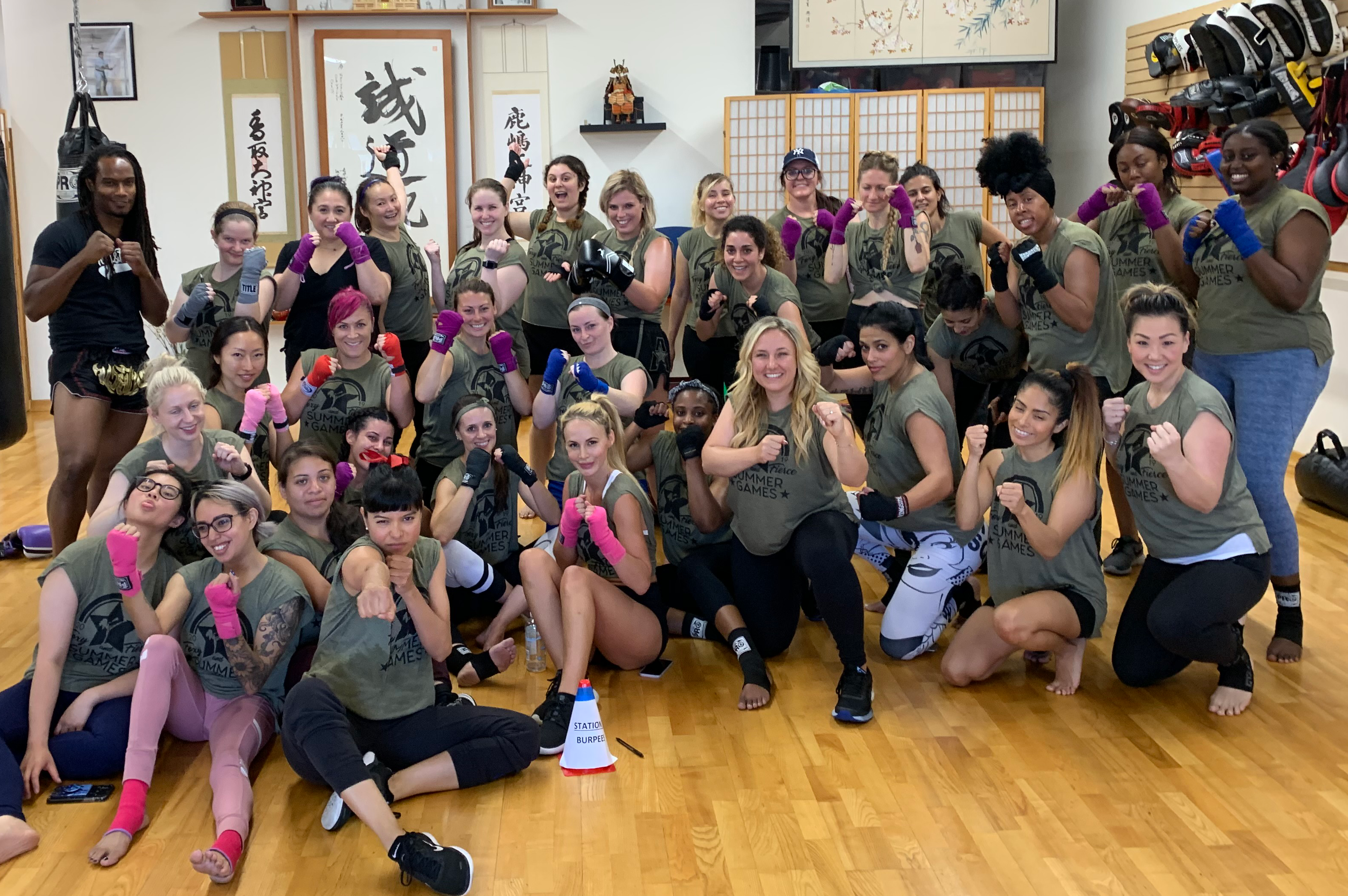 Foxy & Fierce community of women supporting each other after class