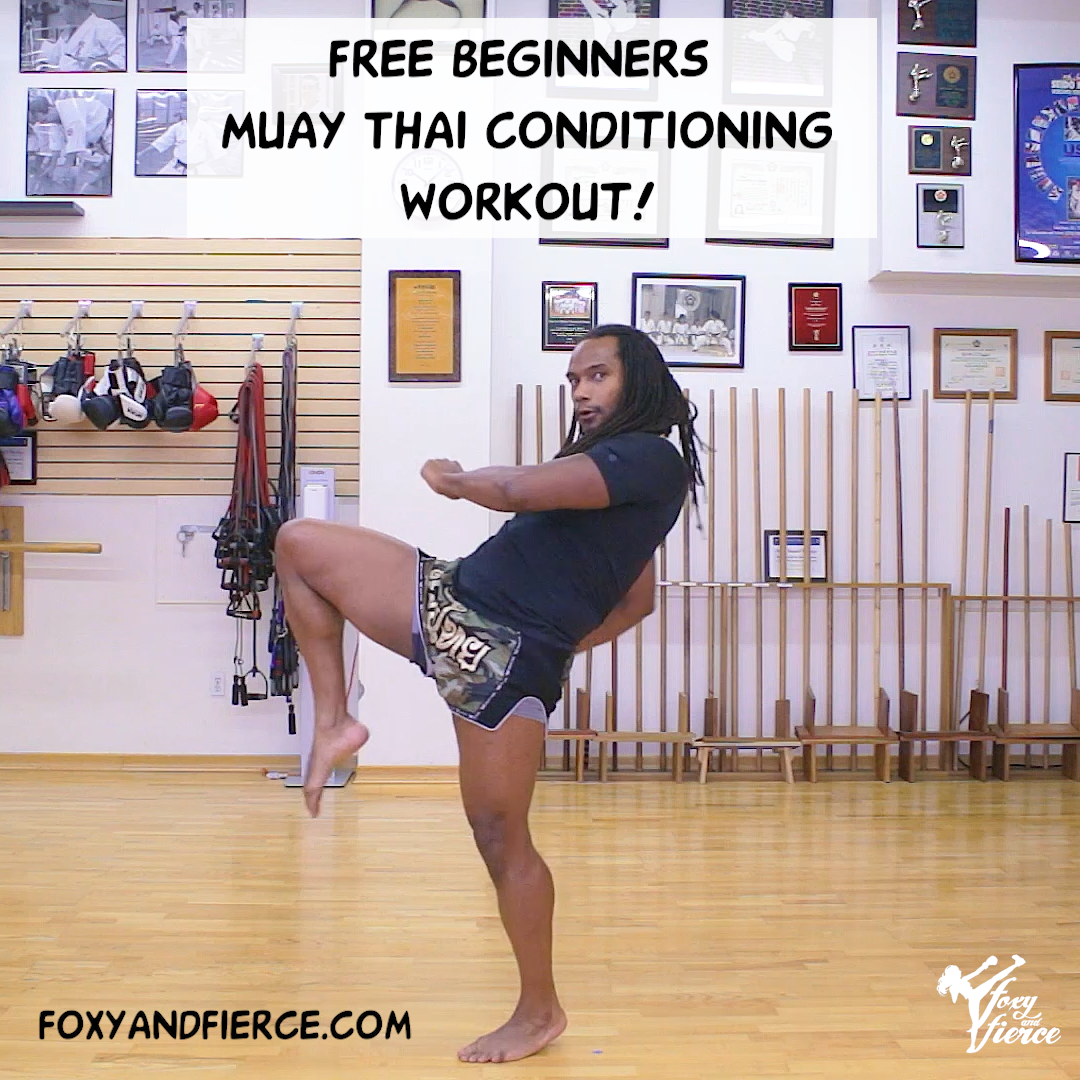 Muay Thai Conditioning The Basics 1 Foxy & Fierce Kickboxing Bootcamp