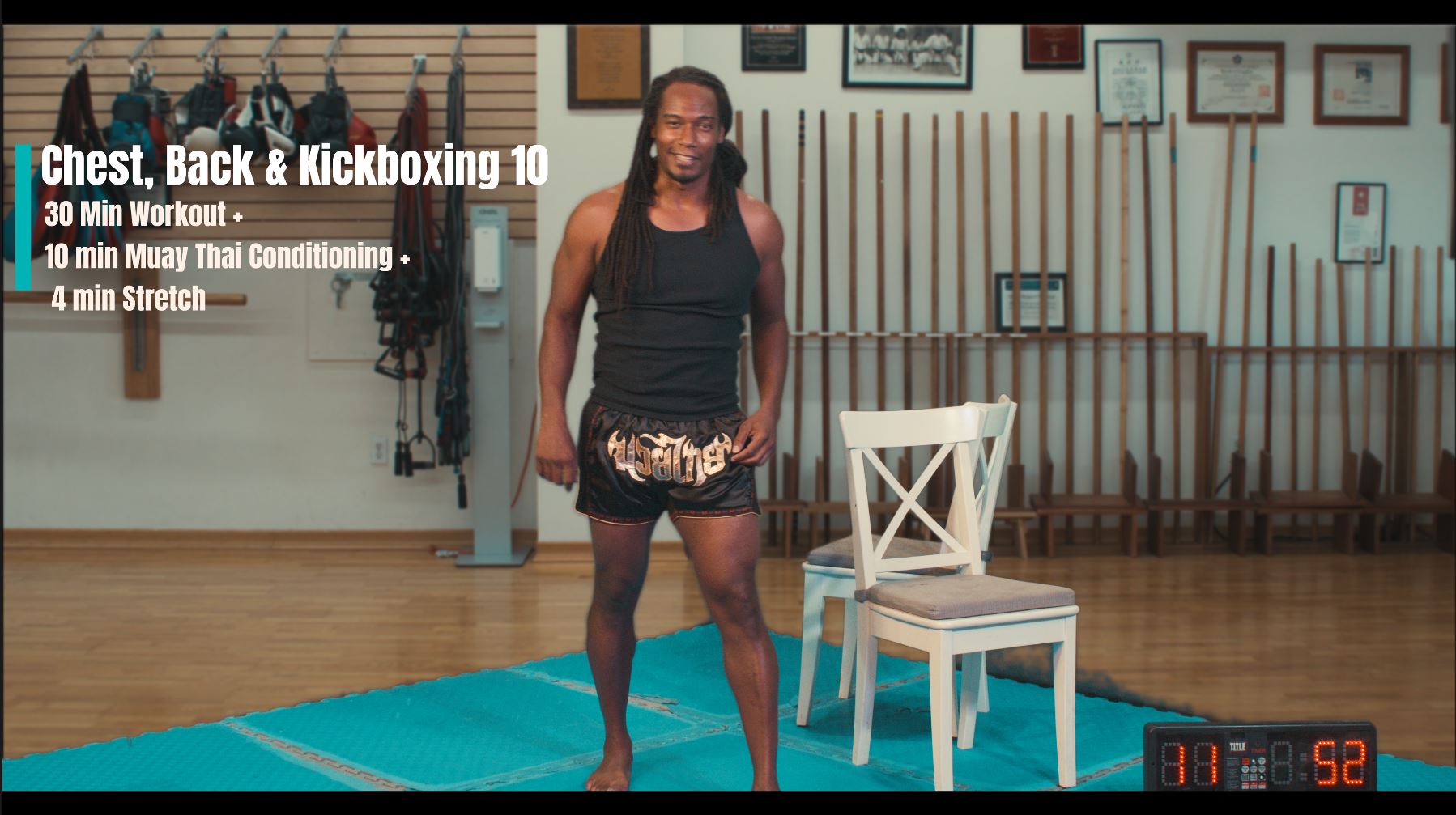 Chest, Back & Kickboxing 10 Foxy & Fierce Kickboxing Bootcamp