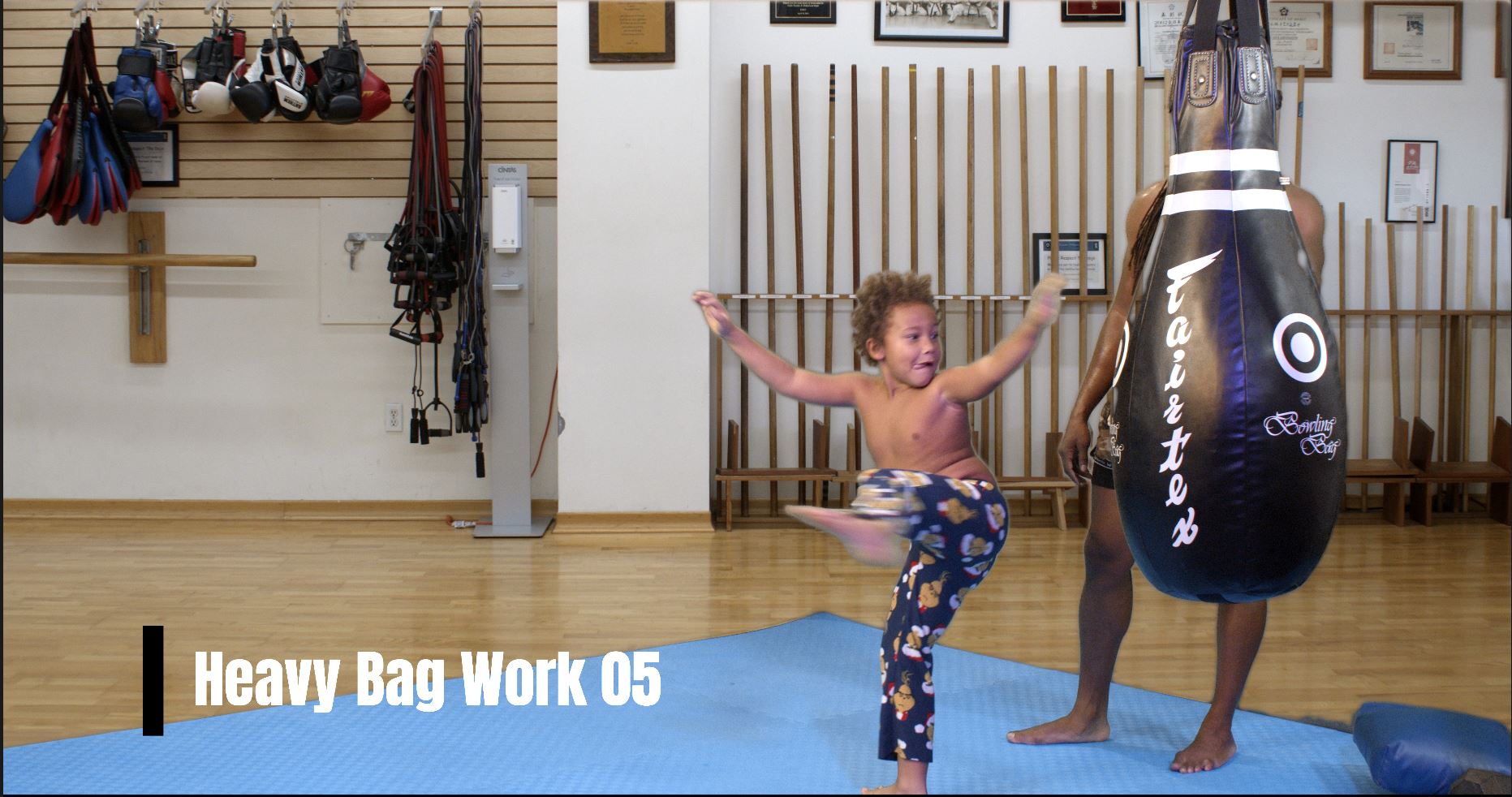 Heavy Bag Work Foxy & Fierce Kickboxing Bootcamp